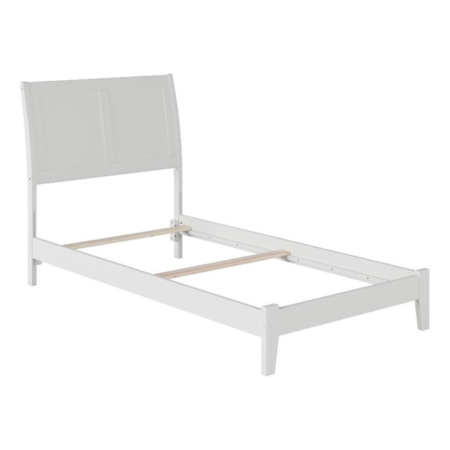 AFI Portland Lit Simple en Bois Massif avec Station de Charge USB en Blanc