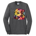 thumbnail image 2 of Wild Bobby Dean Russo A Dog Wags Its Tail With Its Heart Gratitude Pitbull Dog Lover Men Long Sleeve Shirt, Heather Black, Medium, 2 of 5