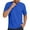Royal Blue, variant on Men’s UPF 50+ Sun Protection Short Sleeve Shirt Moisture Wicking Tee Running Hiking Outdoor Activities Lightweight Breathable