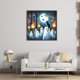 thumbnail image 3 of Hilo Algodón Ecológico Bordado Punto Cruz Fantasma Halloween Con 11CT 40x40cm, 3 of 9