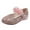 Pink, variant on Zanarzt Little Girls Dress Shoes Baby Toddler Girls Butterfly Knot Leather Dress Shoes Kids Summer Flower Shoes Princess Ballet Flats Mary Jane Shoes for Wedding Party Black,8