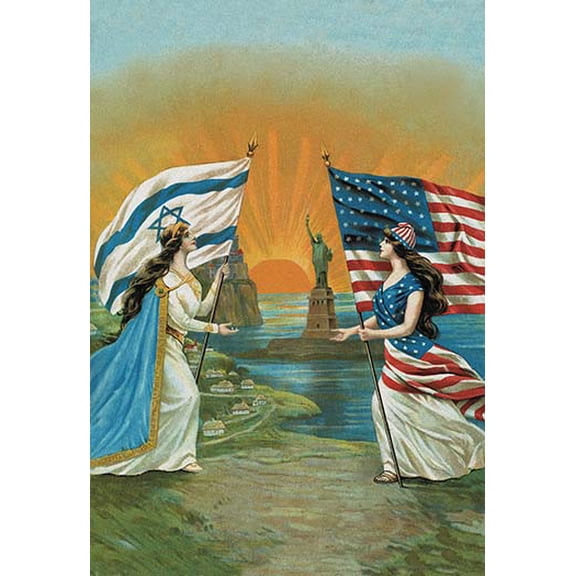 Jewish and American Friendship Museum quality giclee print canvas wrap(20" x 30")