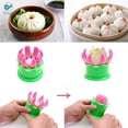 thumbnail image 4 of Deago 2 Pack Steamed Stuffed Bun Making Mold Ravioli Pastry Pie Steam Bun Dumpling Maker Mould Cooking Tool Sets (Green), 4 of 10