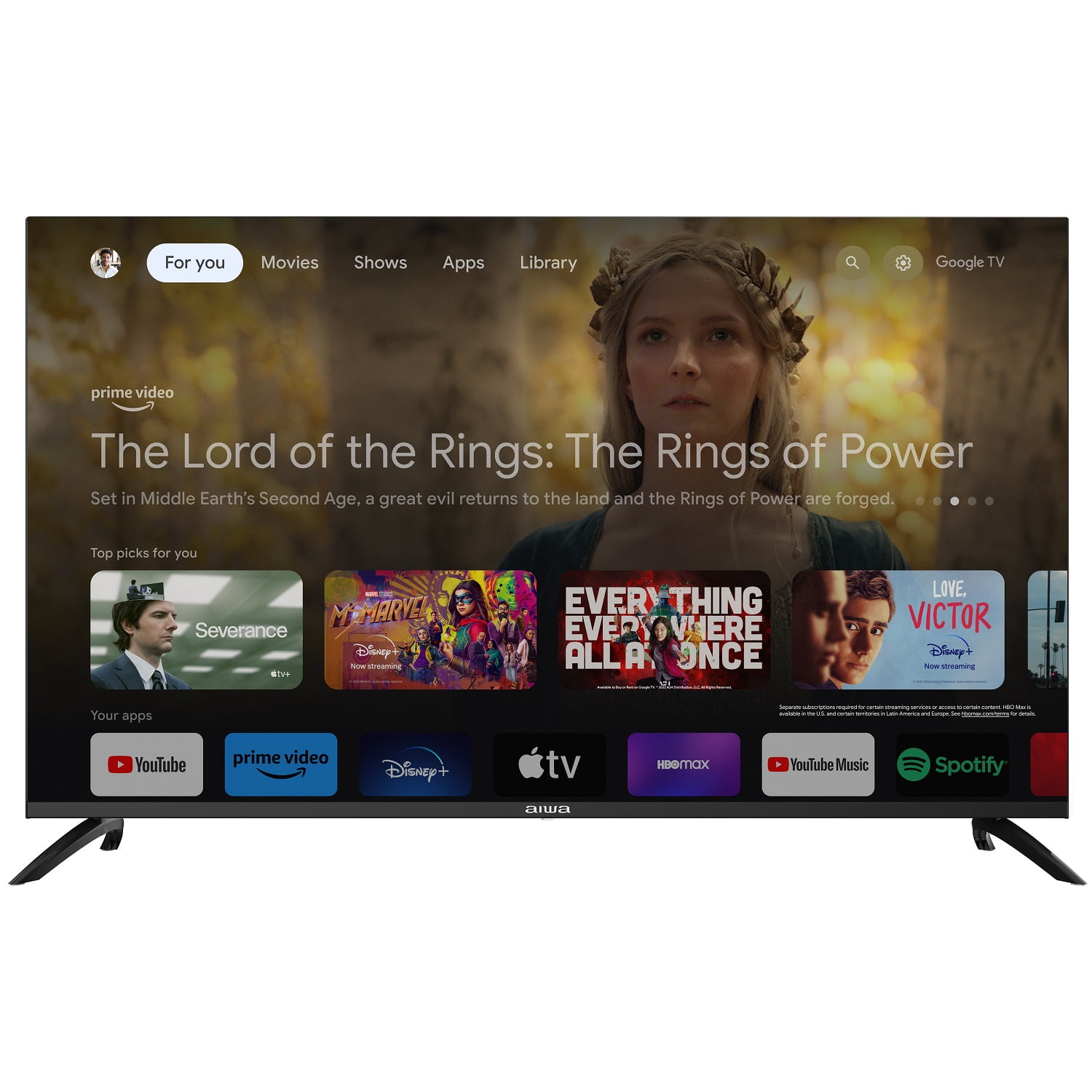 Televisor Smart Tv Led 50 4K Sistema Google Tv