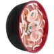 thumbnail image 3 of KAKOWELY Alcancía novedosa con forma de comida de imitación, con forma de cerdo, decorativa, para ahorrar dinero, 3 of 4
