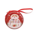 thumbnail image 4 of Monedero navideño, mini cartera de dibujos animados, monedero compacto y moderno para monedas, pequeño para joyas y baratijas, ideal para fiestas anciano de barba blanca, 4 of 6