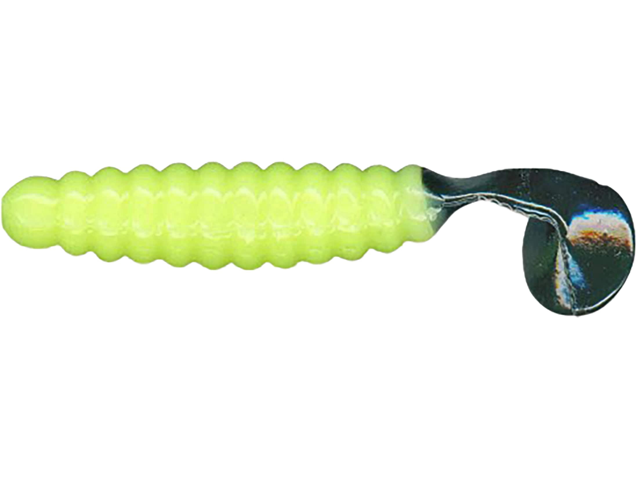 Trout Master Incy Grub 6 Cm – Barattolo Da 6 Esche In Gomma Per Pesca Alla Trota, Colore Perla, Aroma Aglio E Formaggio