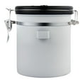 thumbnail image 1 of GUOOL Sealed Coffee Bean Jar -Way Exhaust Valve Tea Container 1.2L Creative Nordic White, 1 of 9