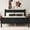 Black+Wood3, variant on HMYG Twin Size Flat Panel Bed with Headboard Footboard,Minimalist Modern Platform Bed with Wood Grain Finish,Shaker and Farmhouse Style Design,Sleek and Functional Bedroom Furniture,Black