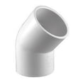 thumbnail image 1 of Schedule 40 PVC 45-Degree Pressure Elbow, White, 1-1/4 In. - PVC 02309 1200HA, 1 of 2