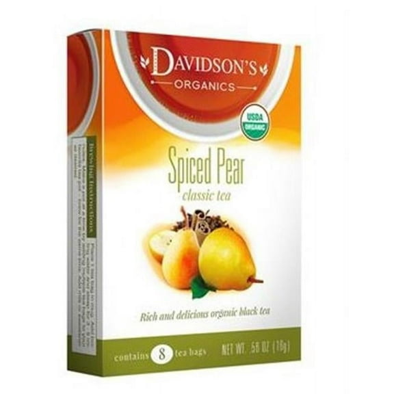Davidsons Organics  Single Serve Spiced Pear Tea - 100 Count