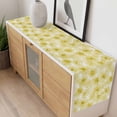 thumbnail image 4 of Yellow Flowers Table Runner - 90 Inch Long, Kitchen Dining Table Runner Dresser Scarves, Rustic Floral Leaves Garden Country Farmhouse Decor for Coffee Tables Wedding Party Banquet, 4 of 8