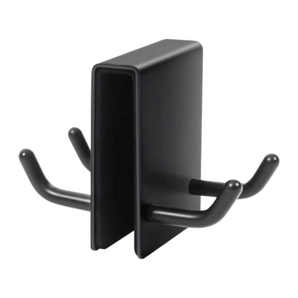 sobre l gancho de la puerta gancho de la toalla de acero inoxidable gancho de ducha para sombreros de baño bolsas de puertas Negro