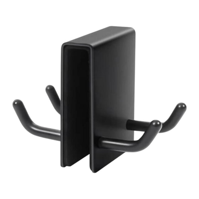 Ganchos para puerta, organizador de ganchos para puerta de ducha, multifuncionales, para puerta de ducha. Negro