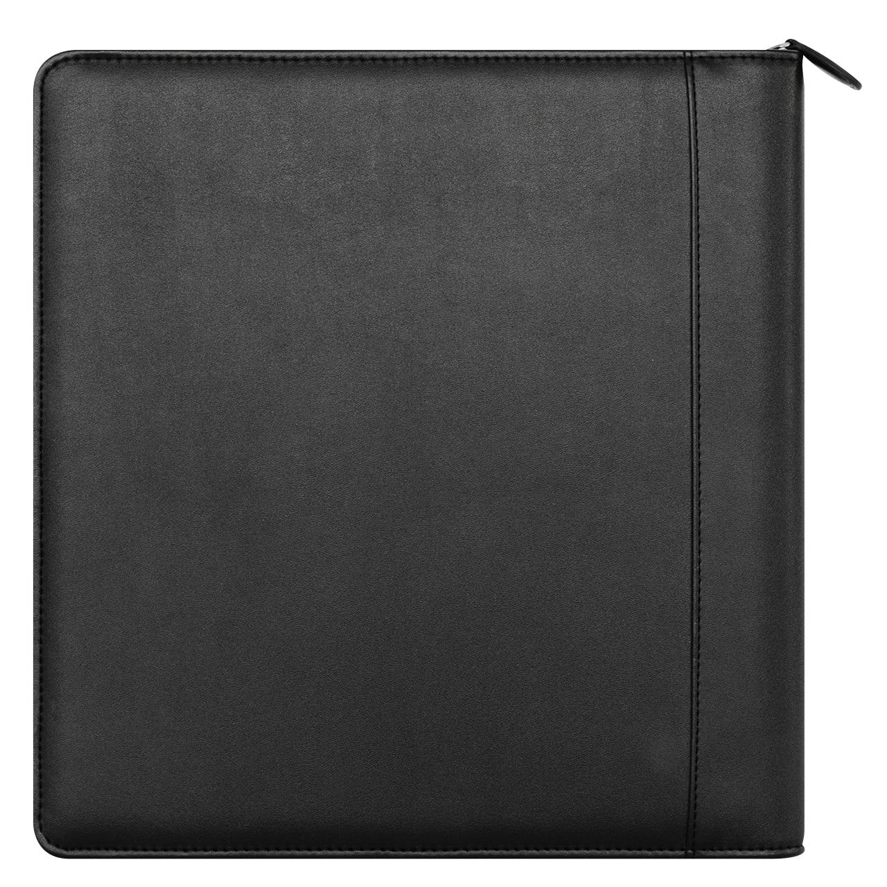 FranklinCovey Simulated Leather Zipper Binder (Monarch Size, Black)