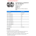 thumbnail image 2 of Front Brake Rotor Set - Compatible with 2007 - 2011 Dodge Nitro 2008 2009 2010, 2 of 2