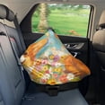 thumbnail image 7 of Renewold Cute Corgi Infant Car Seat Cover Cute Carseat Canopy, Baby Breastfeeding Stroller High Chair Shopping Cart Cover, 7 of 7