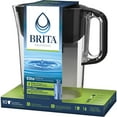 Brita Large 10 Cup Water Filter Pitcher with 1 Brita Elite Filter, Made