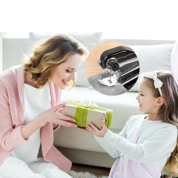 Mini máquina de coser portátil de mano, Usb, eléctrica, sastre, puntada rápida, hogar