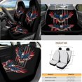 thumbnail image 3 of HUIACONG Patriotic Eagle Car Interior Accessory Kit, with Armrest Cover Car Armrest Cover Automotive Mirror Protector Steering Wheel Cover, 3 of 8