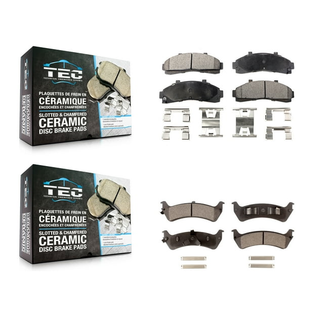 TEC Front Rear Ceramic Brake Pads Kit for Car Ford Ranger Explorer Mercury Mountaineer KTC-100352