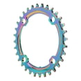 thumbnail image 3 of Disco De Dientes Positivo Y Negativo Para Bicicleta, Disco De Dientes De Bicicleta De Color Chapado, Ciclismo De Aleación De Aluminio Para Montar ANGGREK 34T, 3 of 8