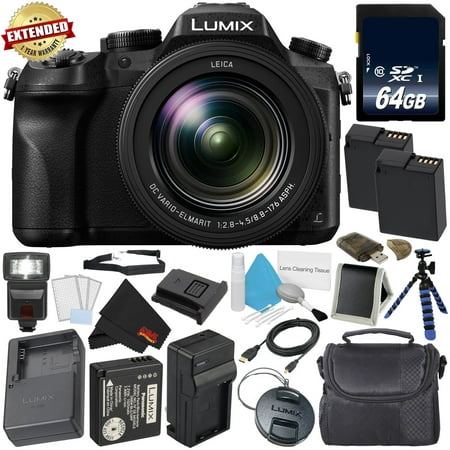 PANASONIC LUMIX DMC-FZ2500 4K Point and Shoot Camera w/20X LEICA DC Vario-ELMARIT F2.8-4.5 Lens - International Version (No Warranty) - Platinum (Best Leica Point And Shoot)