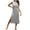 Gray, variant on Lovskoo Sleeveless Sweater Dress for Women Mock Neck Knit Side Split Tank Maxi Sweater Dress Black