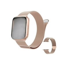 Metal Magnetic Band Compatible with Apple Watch Bands  42mm 44mm 45mm,46mm，49mm (S10 46MM) Stainless Steel Mesh Loop Strap with Magnetic Clasp for iWatch SE/7/6/5/4/3/2/1"