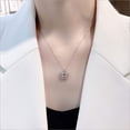 thumbnail image 2 of Explosive Style Detachable Deformed Four-leaf Clover Necklace For Women A Multi-wearing Zircon Small Love Short Clavicle Chain, 2 of 4