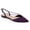 Purple, variant on FSJ Women Closed Pointed Toe Rhinestone Strappy Slingback Flats Adjustable Buckle Sandals Comfortable Dress Shoes Size 8 Purple