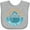 AC-Heather Grey, variant on Inktastic Siesta Key Florida Beach Vacation Boys or Girls Baby Bib