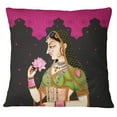 thumbnail image 1 of S4Sassy Home Decorative Multicolor Mughal Print Pillow Case Cushion Cover -12 x 12 Inches, 1 of 4