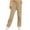 Khaki, variant on Yeaiivve Womens Baggy Sweatpants High Waisted Drawstring Casual Athletic Pants Lightweight Fleece Lined Trouser Pants with Pockets Coffee M
