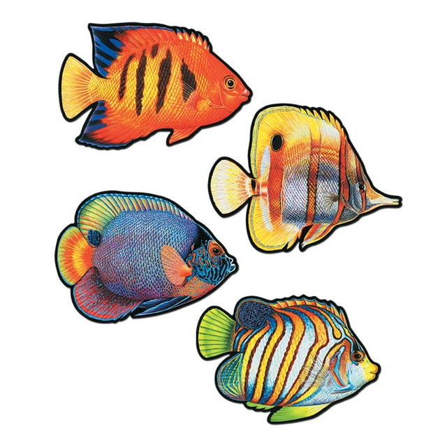 Coral Reef Fish Cutouts (Pack of 12)