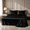 Black, variant on I Pcs 22 Momme Flat Silk Sheet, 100% Mulberry Silk Bed Sheets, Real Silk Flat Sheet , Grade 6A Organic Silk Bedding Made in USA, Hypoallergenic, Ultra Soft and Breathable