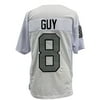 Ray Guy Jersey White Oakland S/B M-5XL Custom Sewn Stitched (4XL)