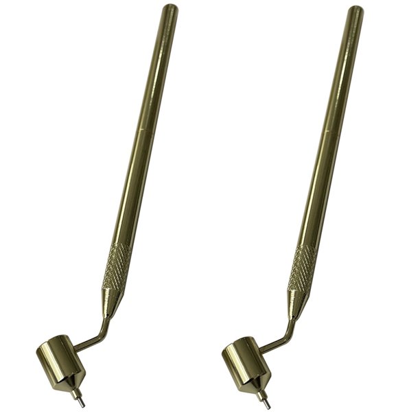 2X Pluma Pintura Línea Fina Inclinada, Rotulador Aplicador de Pintura de Escritura de Fluido de Línea Fina para Detalles de Etiquetas, para Astillas , Reparación de Arañazos 2