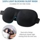 thumbnail image 2 of Dww-3-pack Máscaras para ojos 3D contorneadas 100 % opacas con correas ajustables, sin ajuste a la nariz, transpirables, para aliviar la fatiga visual, para viajes o siestas, color negro, morado y az, 2 of 4