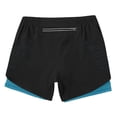 thumbnail image 4 of GEWSEY Womens Running Athletic Shorts with Liner Pockets, Quick Dry Cycling Tennis Workout Yoga Gym Hiking Jogger Outdoor Shorts (Dark Blue, XL), 4 of 6