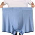 thumbnail image 2 of Men's Mesh Ice Breathable Cool Briefs with Pouch Thin Underwear, 2 of 7