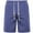 Dark Blue, variant on Jophufed Fashion Plus-Size Man Solid Elastic Waist Loose Pockets Bandage Short Pants