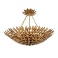 thumbnail image 5 of Crystorama Broche - Six Light Chandelier, Antique Gold Finish, 5 of 10