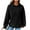 Black11, variant on Timegard Sweatshirt Jackets for Women Zip up Hoodies Long Sleeve Pullover Fall Clothing with Pockets