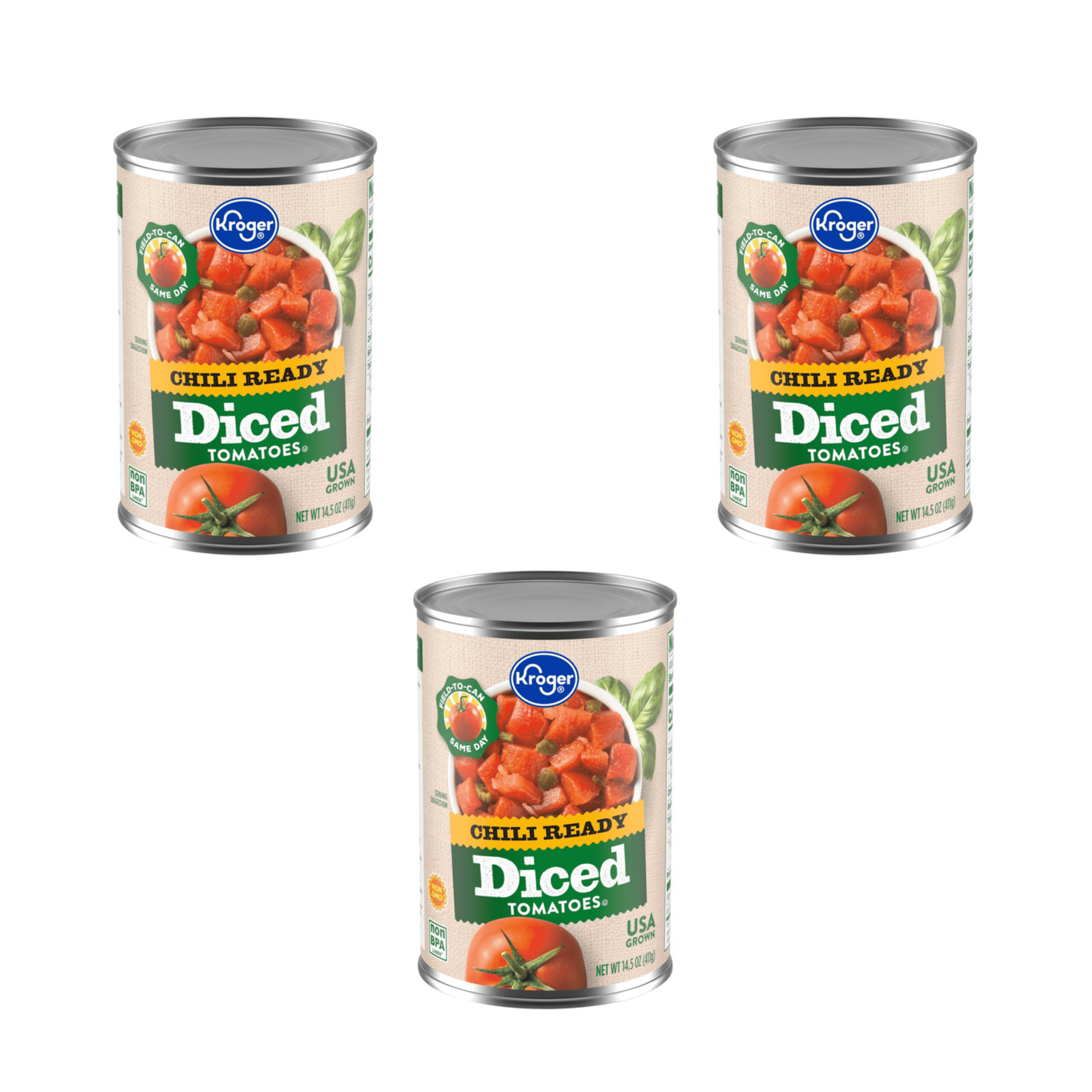 RO-TEL Organic Diced Tomatoes & Green Chilies, 10 oz Can, 8pk