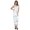 White, variant on Inkmeso Printed V Neck Maxi Bodycon Dress For Womens Sexy Spaghetti Strap Dress