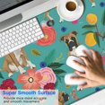 thumbnail image 2 of Long Mouse Pads for Desk,BoxerDog and Pioneer Flower Desk Mats on Top Of Desks, Desk Mouse Pad Extra Large with 3mm Non-Slip Base and Stitched Edge for Gaming,Office,Work,Home 47.3"x23.6", 2 of 6
