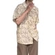 thumbnail image 2 of Camisas casuales con botones para hombre, blusas de verano con estampado floral de manga corta para hombre, blusas para hombre diseñadas meticulosamente, 2 of 9
