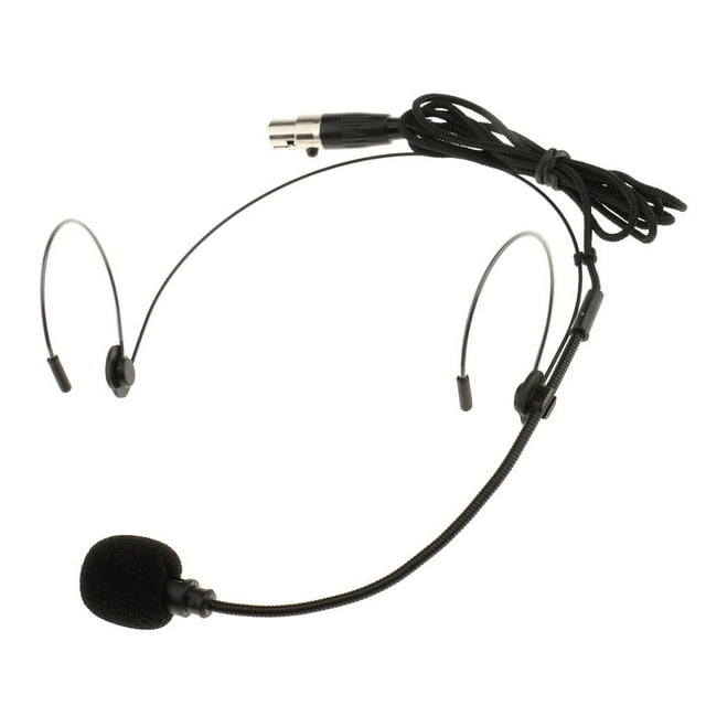 JY-528 XLR Shamjiam Micrófono de Diadema de 3 Pines