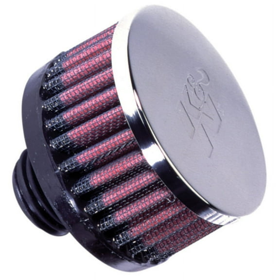 K&N Vent Air Filter/ Breather: High Performance, Premium, Washable, Replacement Engine Filter: Flange Diameter: 0.5 In, Filter Height: 1.75 In, Flange Length: 0.9375 In, Shape: Breather, 62-1495